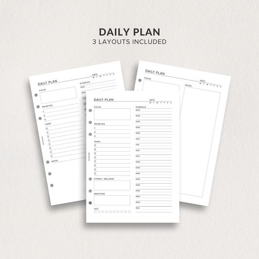 Daily Plan