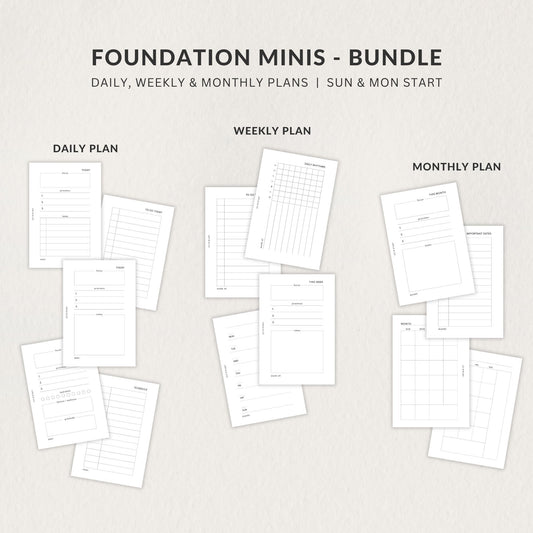Foundation Minis - BUNDLE