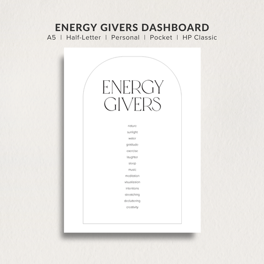 Dashboard - Energy Givers