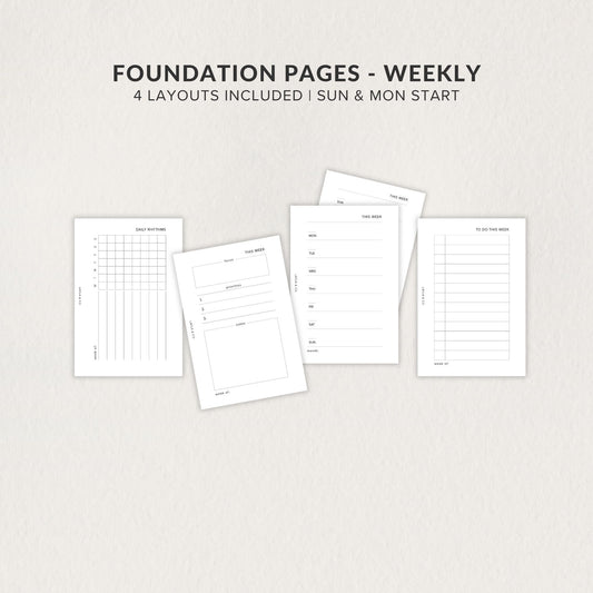 Foundation Minis - WEEKLY