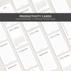 Planner Cards Printable, Productivity