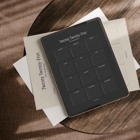 2025 Top Priorities Digital Planner