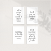 Planner Cards Printable, Daily Intentions