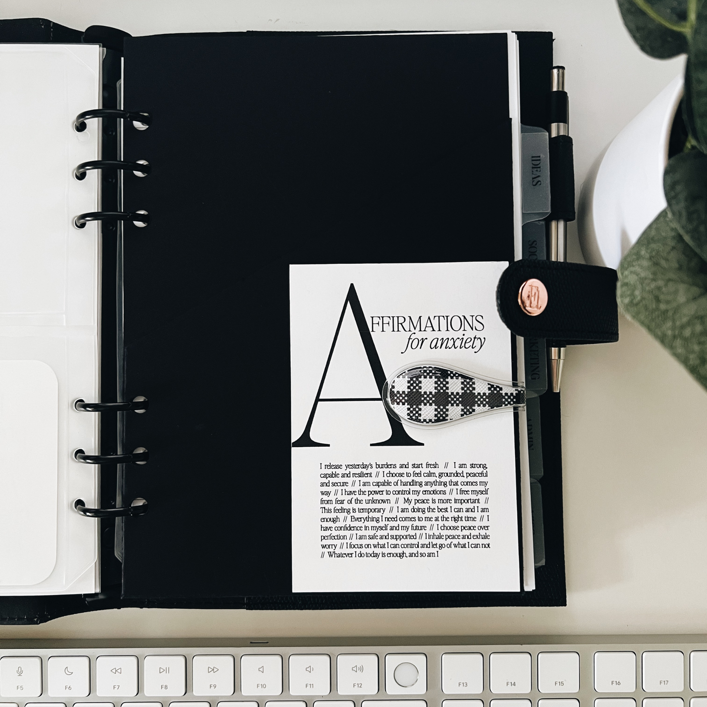 Magnetic Planner Clip