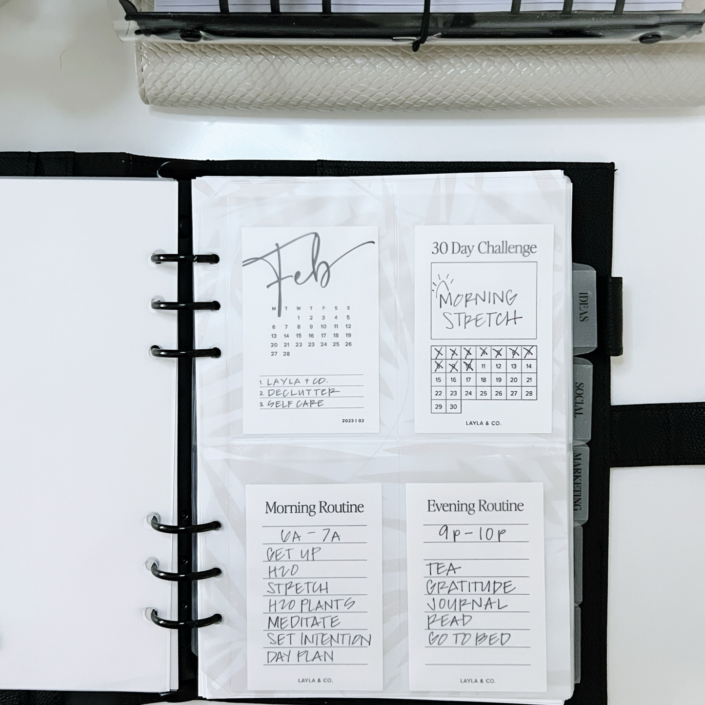 Planner Cards Printable, Productivity