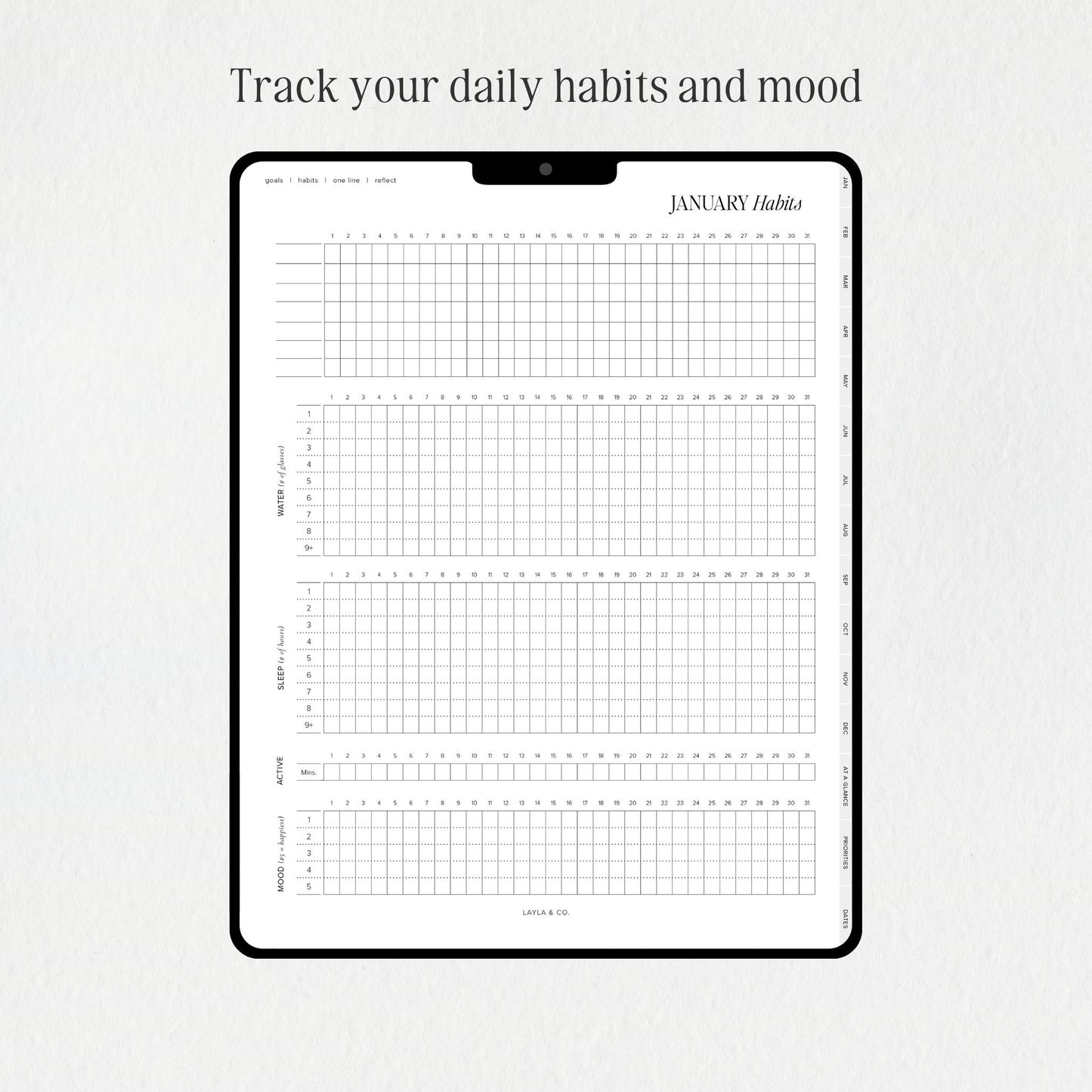 2024 Monthly Productivity Planner