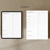 Minimalist Daily Work Digital Planner