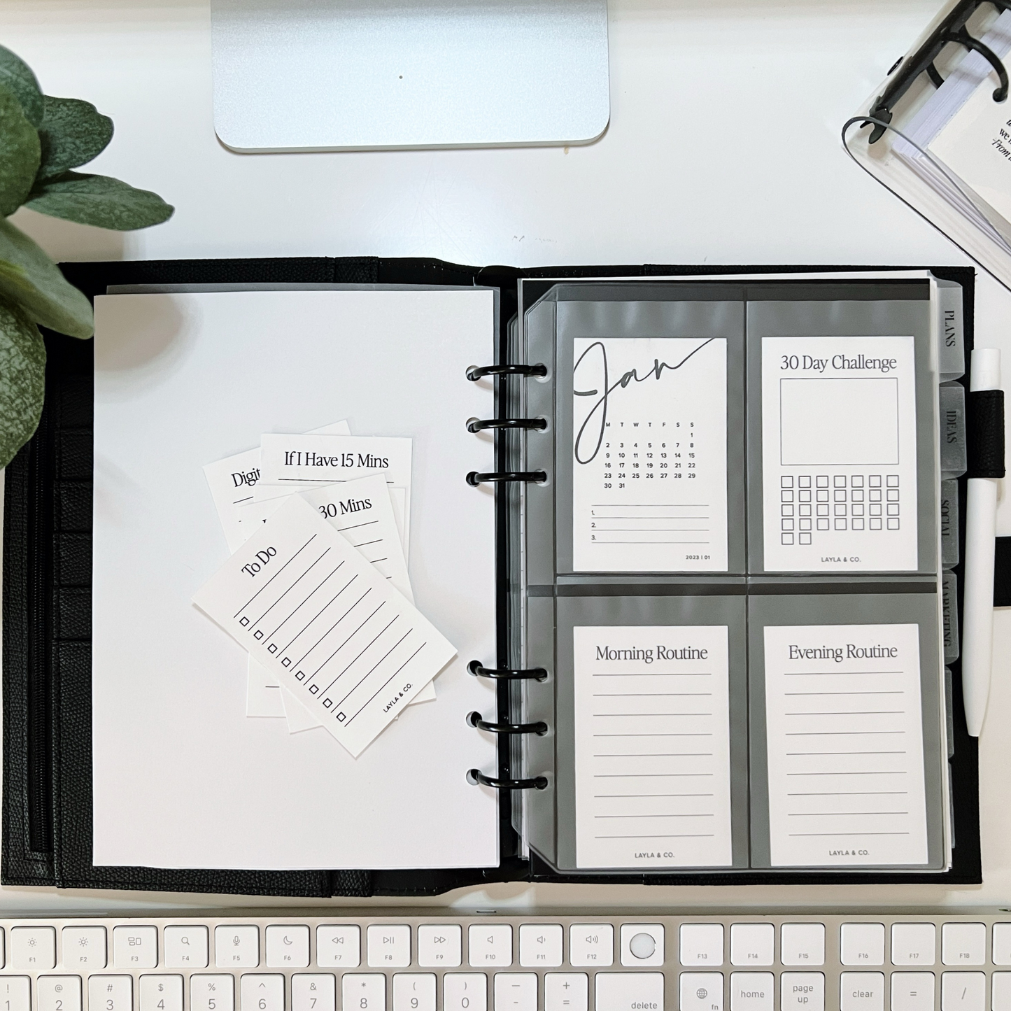 Planner Cards Printable, Productivity