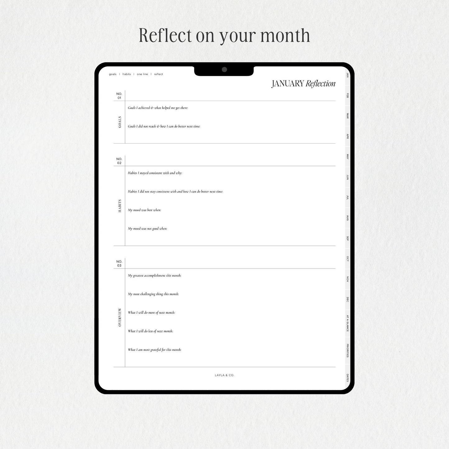 2024 Monthly Productivity Planner