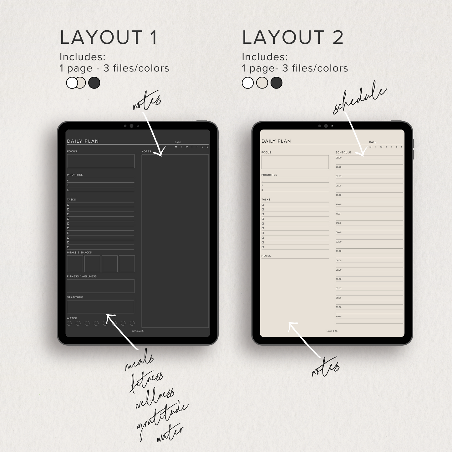 Minimalist Daily Digital Planner