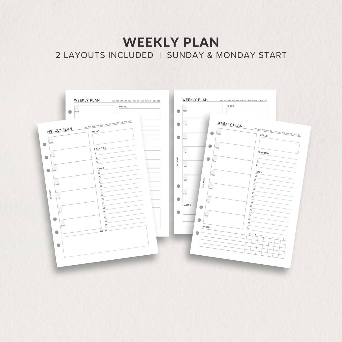 Weekly Plan