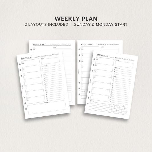 Weekly Plan