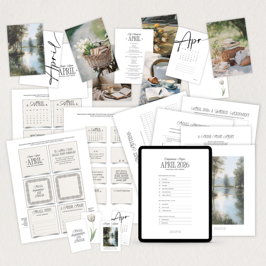The April Ritual - Printables Edition